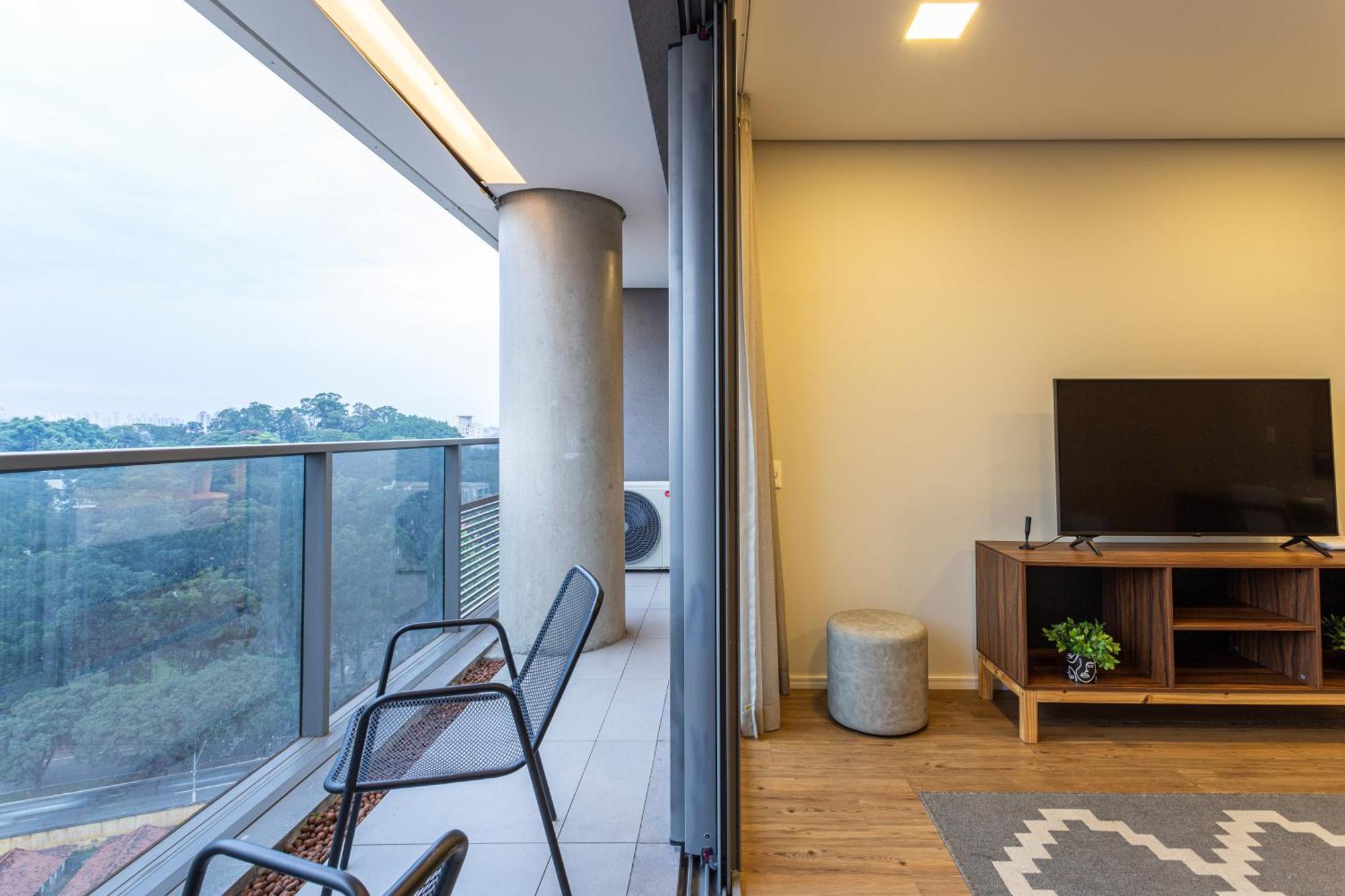 Apartmán Parque Jockey Com Facil Acesso A Pinheiros E Butanta São Paulo Pokoj fotografie