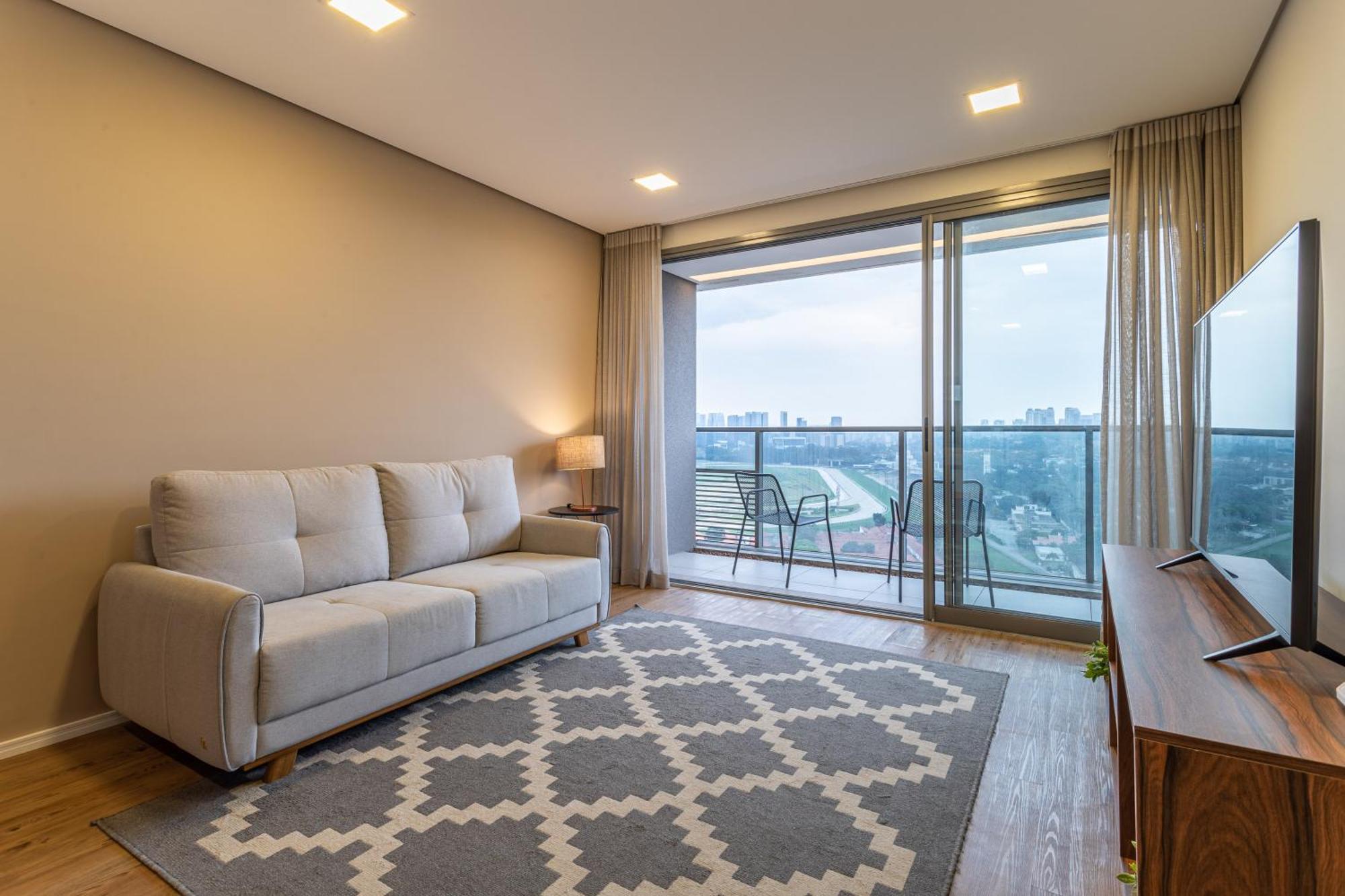 Apartmán Parque Jockey Com Facil Acesso A Pinheiros E Butanta São Paulo Pokoj fotografie
